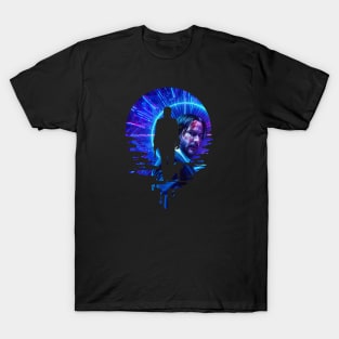 John Wick Neon Style T-Shirt